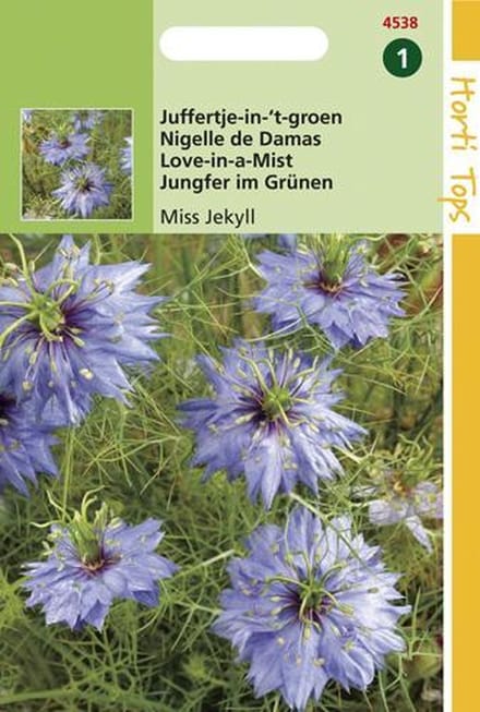 Hortitops Zaden - Nigella Damascena Miss Jekyll Blauw