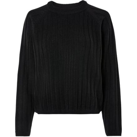ESMARA Dames gebreide trui, casual pasvorm (Zwart, S (36/38))