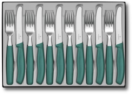 Victorinox Swiss Classic Tafelset 12st - Groen - Kartel