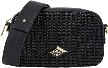 REPLAY schoudertas Crossbody Bag Black zwart
