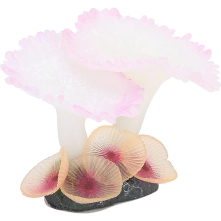 Simulation d'aquarium Corail Artificiel Oursin Décoration de Paysage d'Aquarium MI409 white