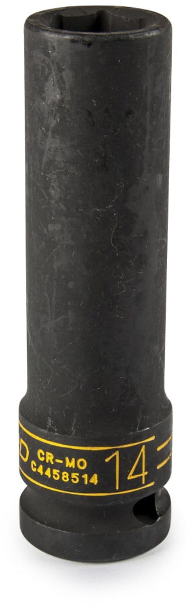 1/2'' Zeskants vlakke slagmoerdop-lang