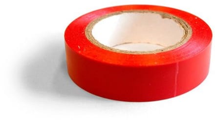 Danicom Isolatie tape rood 10 meter