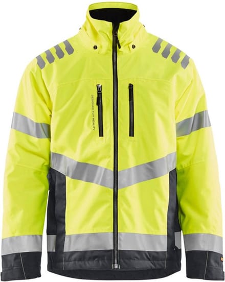 Blaklader High Vis winterjas 4780-1977 - HIgh Vis Geel/Medium Grijs - 4XL