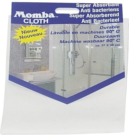 Momba kunstzeem super absorberende sanitair zeem ca. 37x38 cm wit