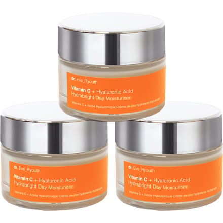 3 x Vitamine C + Hyaluronzuur Hydrabright Dagcrème 50ml