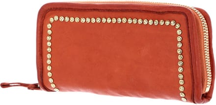 CAMPOMAGGI Leren Portemonnee Wallet Cotto Rood
