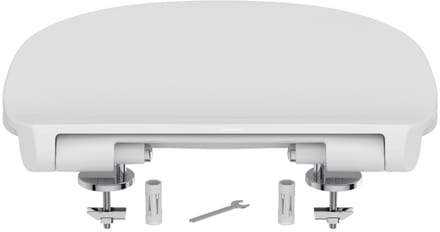 Ideal Standard Connect closetzitting met deksel met softclose dun wit
