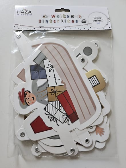 Letterslinger Welkom Sinterklaas - 285 cm