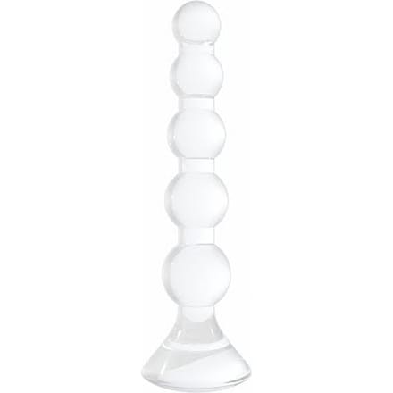 Chrystalino Stretch -  White glazen dildo