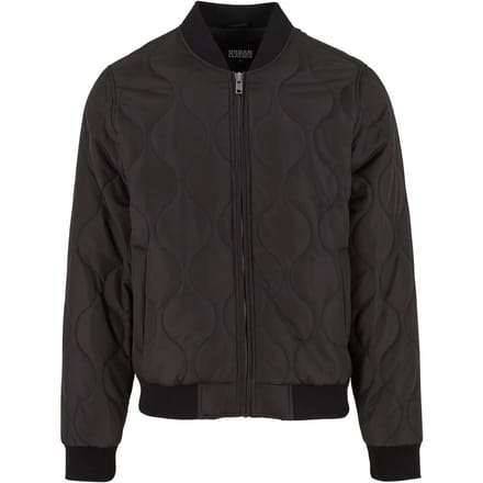 Urban Classics - Onion Quilted Bomber jacket - M - Zwart