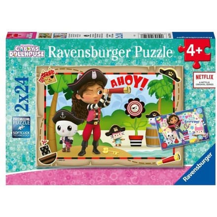 Ravensburger puzzel Gabby's Dollhouse - Legpuzzel - 2x24 stukjes