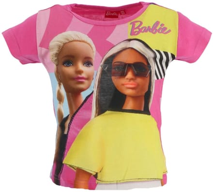 Barbie Icon Roze kindertop met korte mouwen, 4 jaar