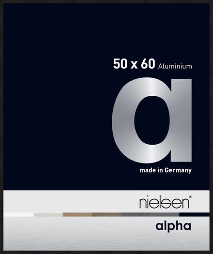 Nielsen Alpha Aluminium Wissellijst Black Matt 50x60cm