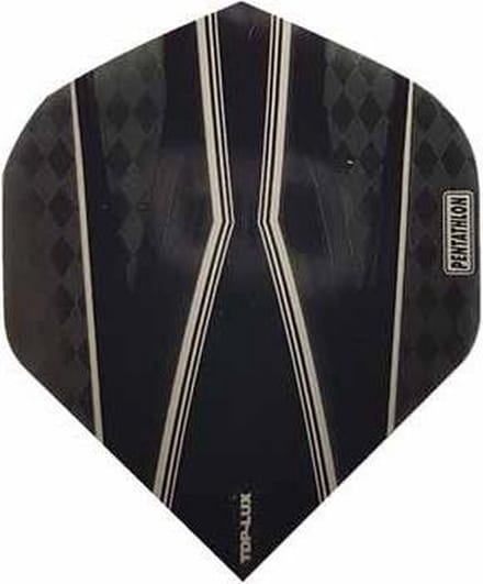ABC Darts - Dart Flights Pentathlon - Spitfire Z zwart - 10 sets