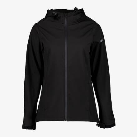 Mountain Peak dames softshell jas zwart - Maat L