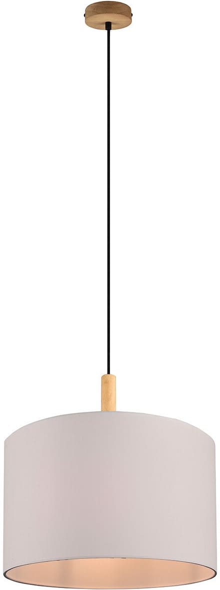 LED Hanglamp - Torna Kiblon - E27 Fitting - 1-lichts - Rond - Mat Bruin - Hout