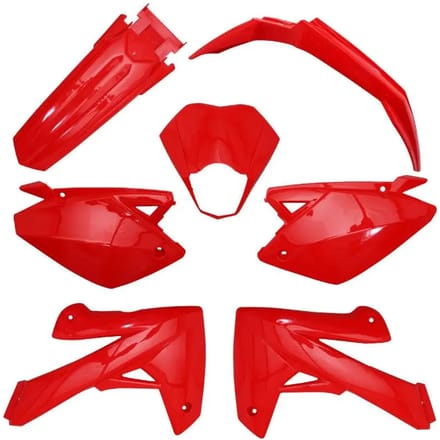 Set van 7 kuipdelen P2R Rieju 50 Mrt 2009, Mrt Enduro 2009, Mrt Pro 2009, Mrt Sm 2009