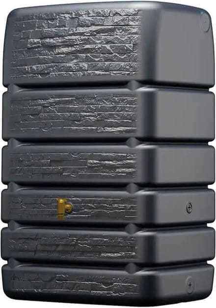 Garantia - Regenton Slim - Stone Decor - 510 Liter - Antraciet