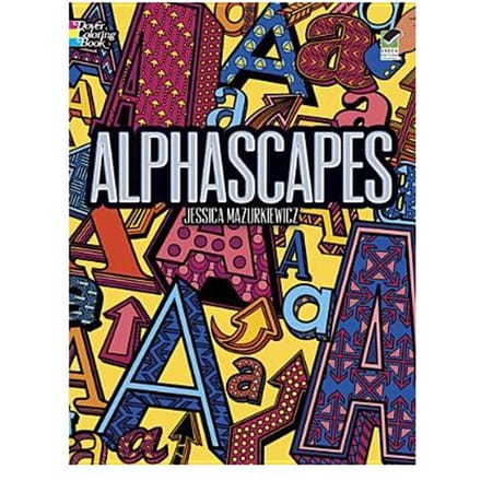 Alphascapes Colouring Book - Jessica Mazurkiewicz