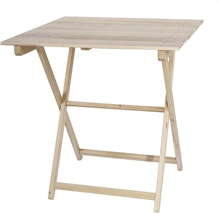 Opvouwbare Plank - Klaptafel - Extra Werkruimte - Massief Beukenhout - 70x50 cm