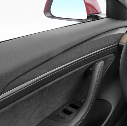 Tesla Model Y Alcantara Interieur Deurpanelen - Exclusieve Accessoires Nederland België
