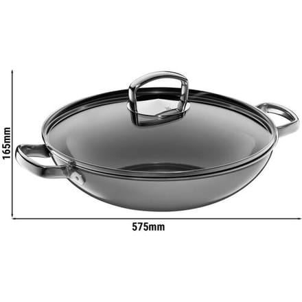 WMF Fusiontec Mineral - WOK - Ø 320mm - 5 liter - Platina