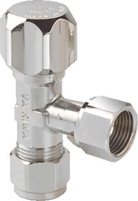 Raminex hoekstopkraan 3/8 wartel x 12 mm knel, chroom