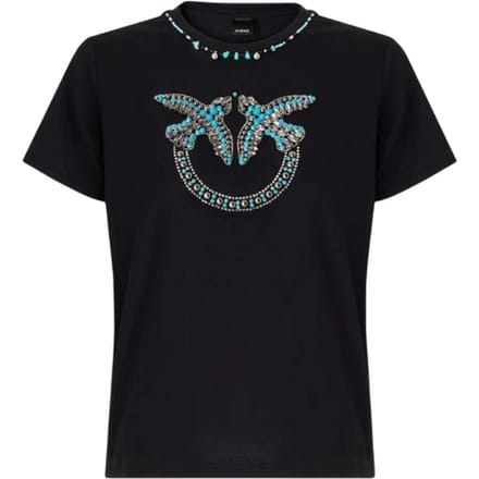 T-shirt vrouw Pinko - T-shirt jersey logo - multicolor