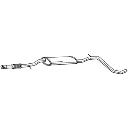 Geluiddemper achter BOSAL 288-251