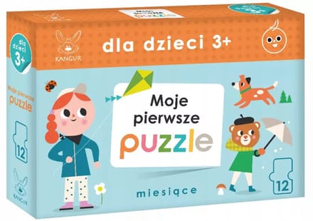 Mijn eerste Puzzel. Maanden - Educatief speelgoed van Kangur