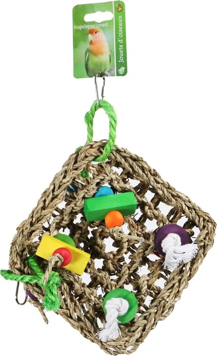 De Boon Klimmat Gevlochten + Hout + Touw 30CM