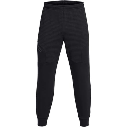 Under Armour Heren Unstoppable joggingbroek met structuur en slank model (Zwart)