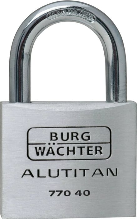 Burg Wächter 36061 Hangslot 40.00 mm Verschillend sluitend Aluminium Sleutelslot