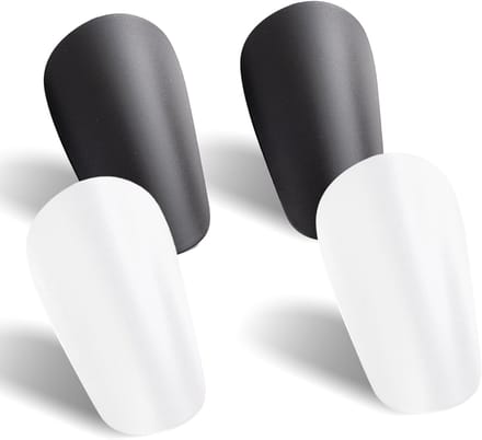 Mini Voetbalscheenbeschermers voor Kinderen en Mannen - 2 Paar 10x6 cm