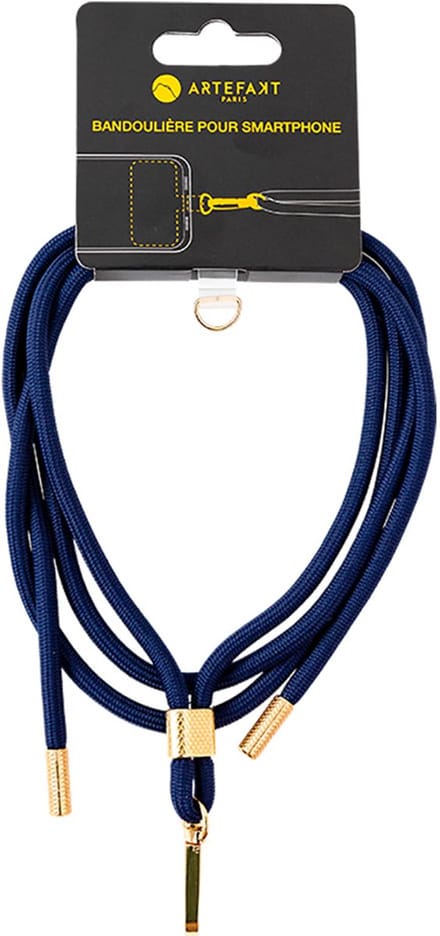 Artefakt Paris, Universele Smartphone Schouderriem met Shell Mounting System, Marineblauw