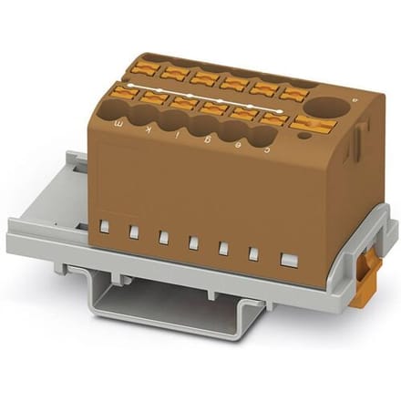 Phoenix Contact 3273098 Verdeelblok 28.6 mm Spanveer Bruin 8 stuk(s)