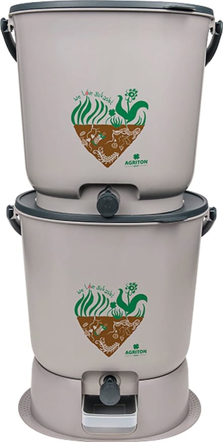Bokashi Keukenemmer - Compostmaker - Complete set - Ecologisch - Natuurlijk