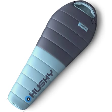 Husky mummyslaapzak dons Drape 2024 -20°C - 220 cm - Blauw