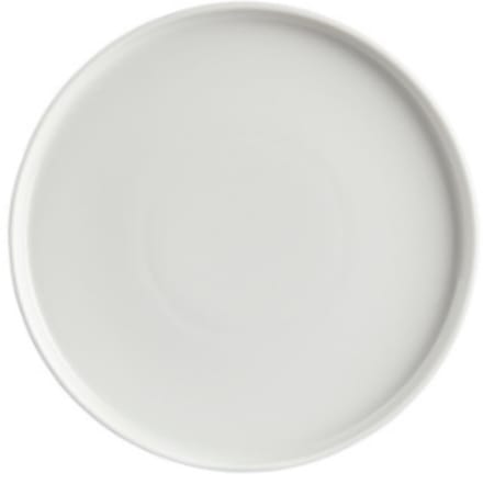 By Bone - Helix White - Bord - 1 stuk - ø 27 cm - Wit - Porselein - Dinerbord