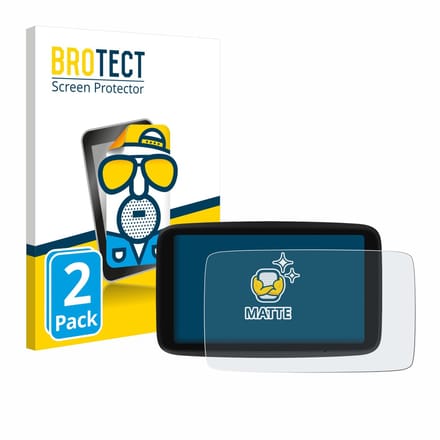 BROTECT - Screenprotector voor TomTom Go Classic Lite 6" - Folie Beschermfolie matte 2 Stuks