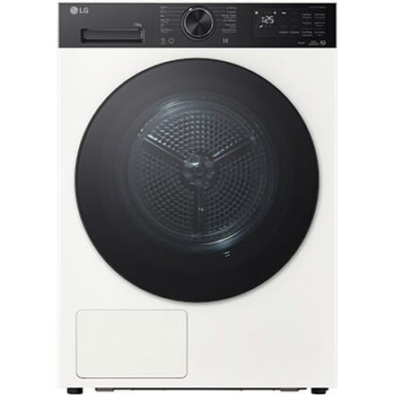 10kg Warmtepomp droger Wit | Zelfreinigende condensor | Eco Hybrid™ | Sensor Dry | LG NL - RHX5010THB