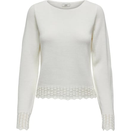 Jacqueline de Yong Grace l/s boatneck struc pullover knt
