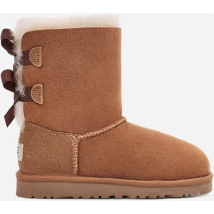 UGG® Bailey Bow II for Kids in Brown, Size 3, Twinface/Polyester/Wool