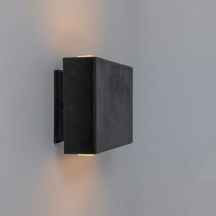 KS Verlichting Muurlamp Decca Antiek Zwart