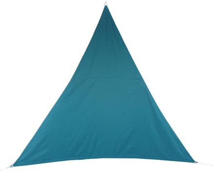 Premium kwaliteit schaduwdoek/zonnescherm Shae driehoek blauw - 3 x 3 x 3 meter - Terras/tuin zonwering