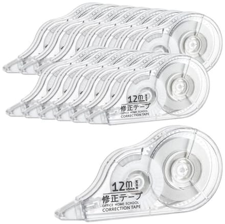 Correctietape 12 m x 5 mm - Set van 14 Stuks voor Kantoor en School