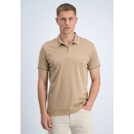Gabbiano Poloshirt Lance 2366219 Almond Mannen Maat - M