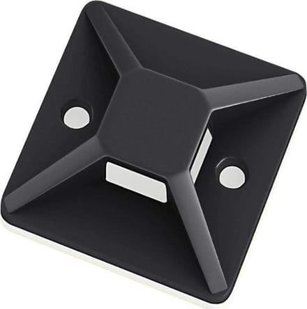 Kabelbinder - 20 x 20 mm - 100 stuks - Zwart - Allteq
