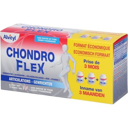 ALVITYL Chondroflex Collageen type 2 - 180 tabletten - Zwakke gewrichten - kraakbeen - Vitamine C